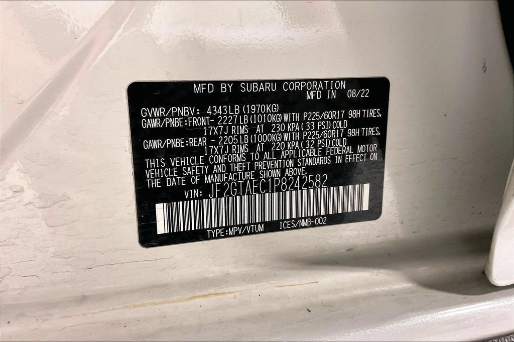 Used 2023 Subaru Crosstrek 2.0i Premium AWD/4WD image 40