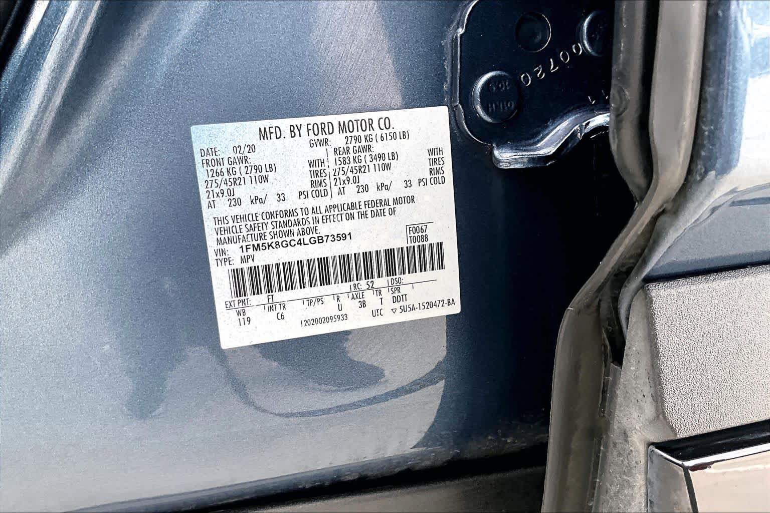 Used 2020 Ford Explorer ST w/ ST Street Pack AWD/4WD image 29