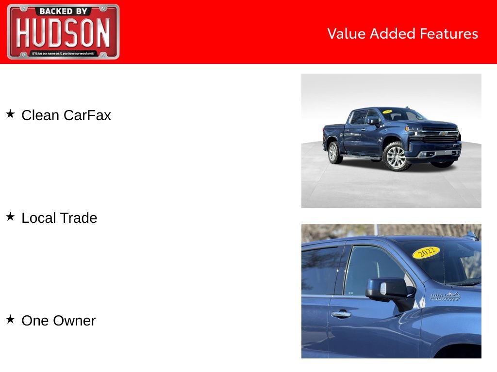 Used 2022 Chevrolet Silverado 1500 High Country w/ Z71 Off-Road Package image 3