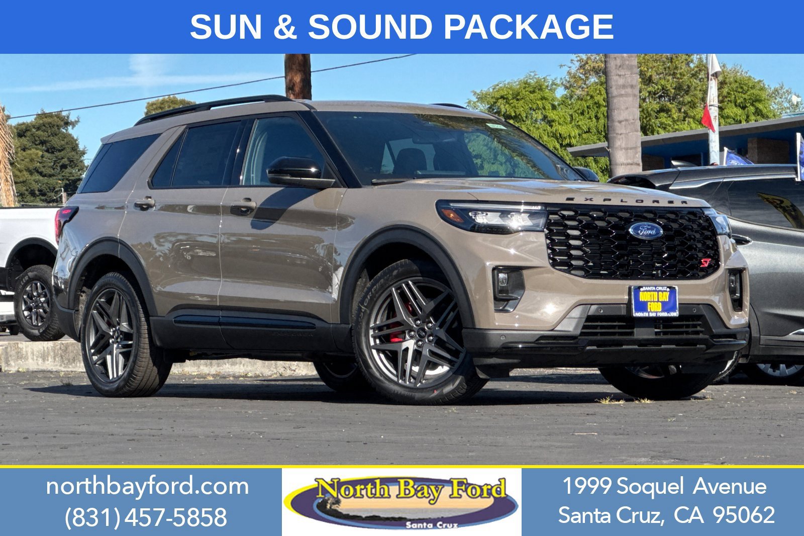 New 2026 Ford Explorer ST w/ Sun And Sound Package