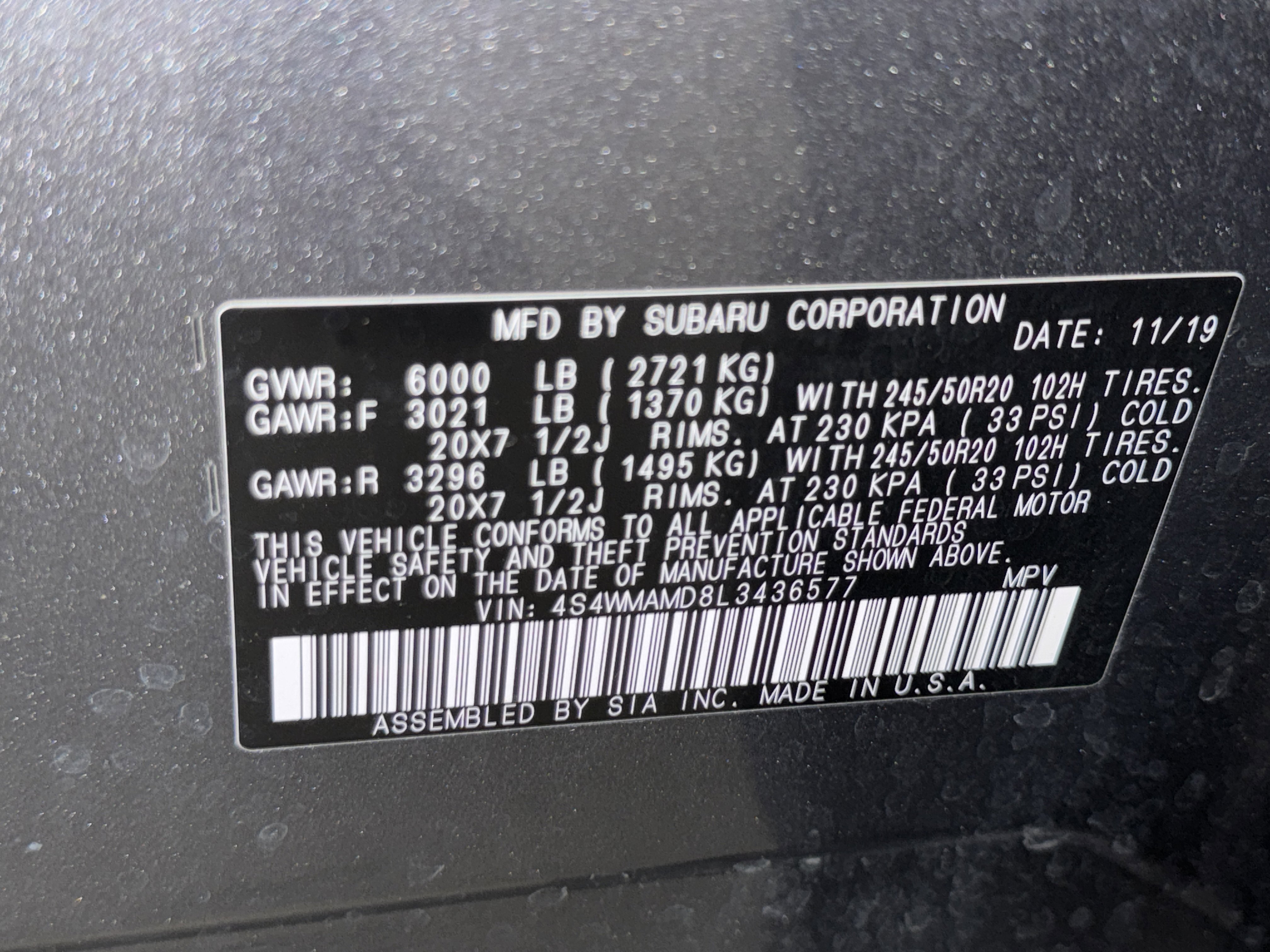 Used 2020 Subaru Ascent Limited w/ Popular Package #4 image 39