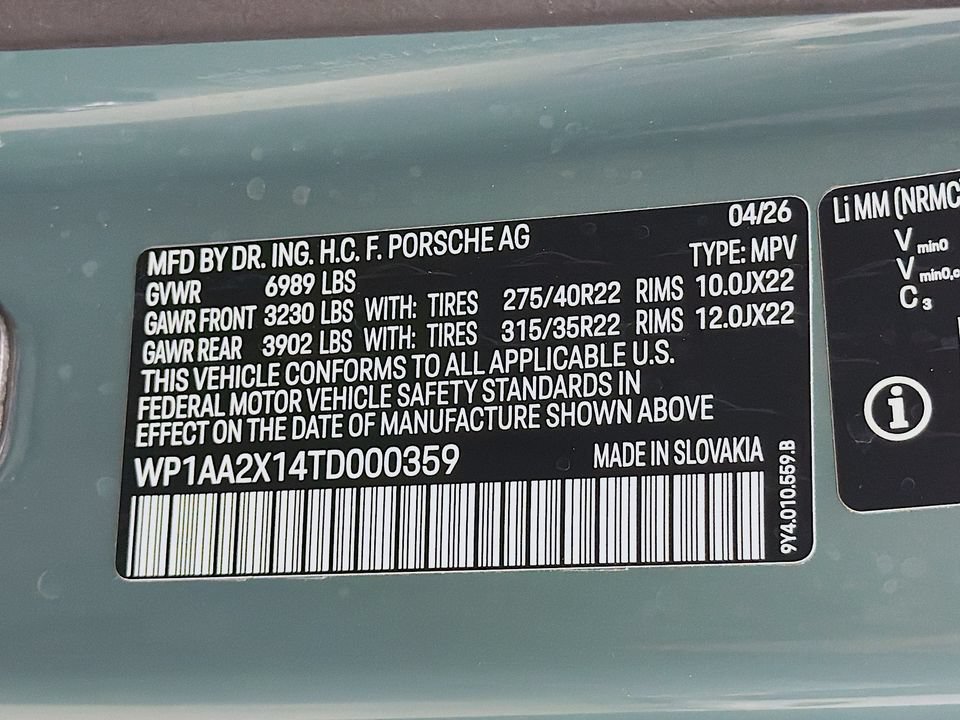 New 2026 Porsche Cayenne Electric AWD/4WD image 35