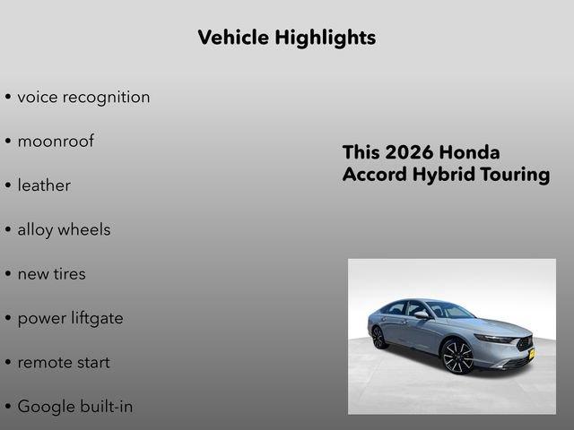 New 2026 Honda Accord Touring image 15