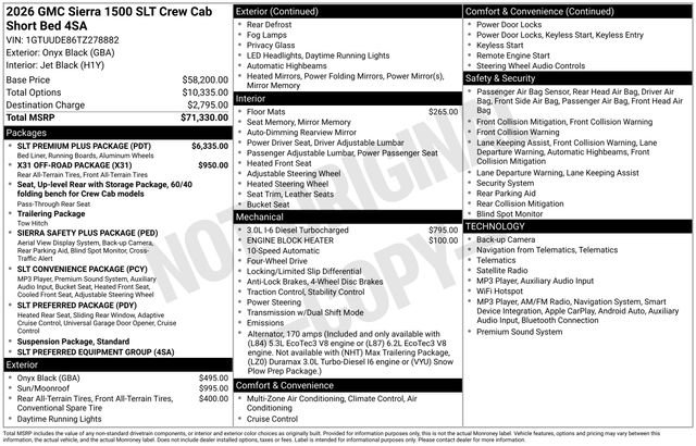 New 2026 GMC Sierra 1500 SLT w/ SLT Premium Plus Package AWD/4WD image 40