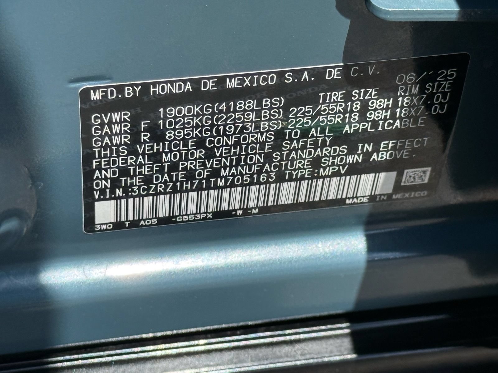 Certified 2026 Honda HR-V EX-L image 35
