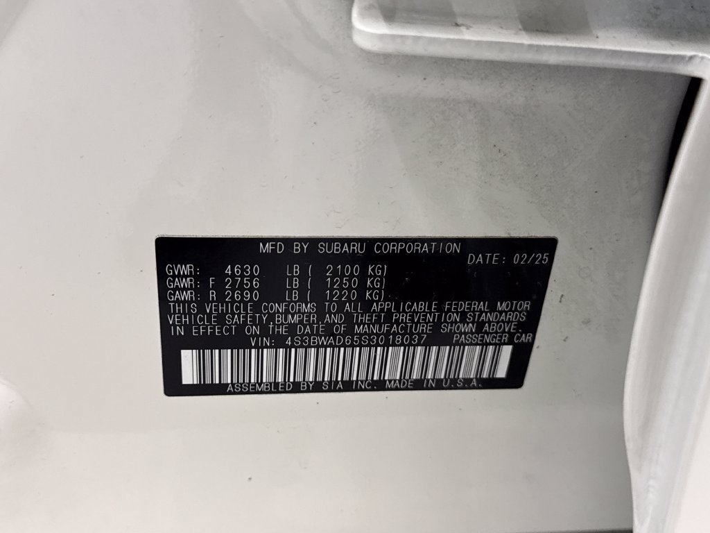 Certified 2025 Subaru Legacy Premium AWD/4WD image 28