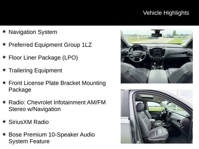 Certified 2019 Chevrolet Traverse Premier w/ LPO, Floor Liner Package AWD/4WD image 12