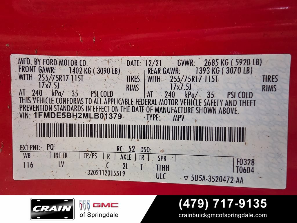 Used 2021 Ford Bronco Big Bend AWD/4WD image 33