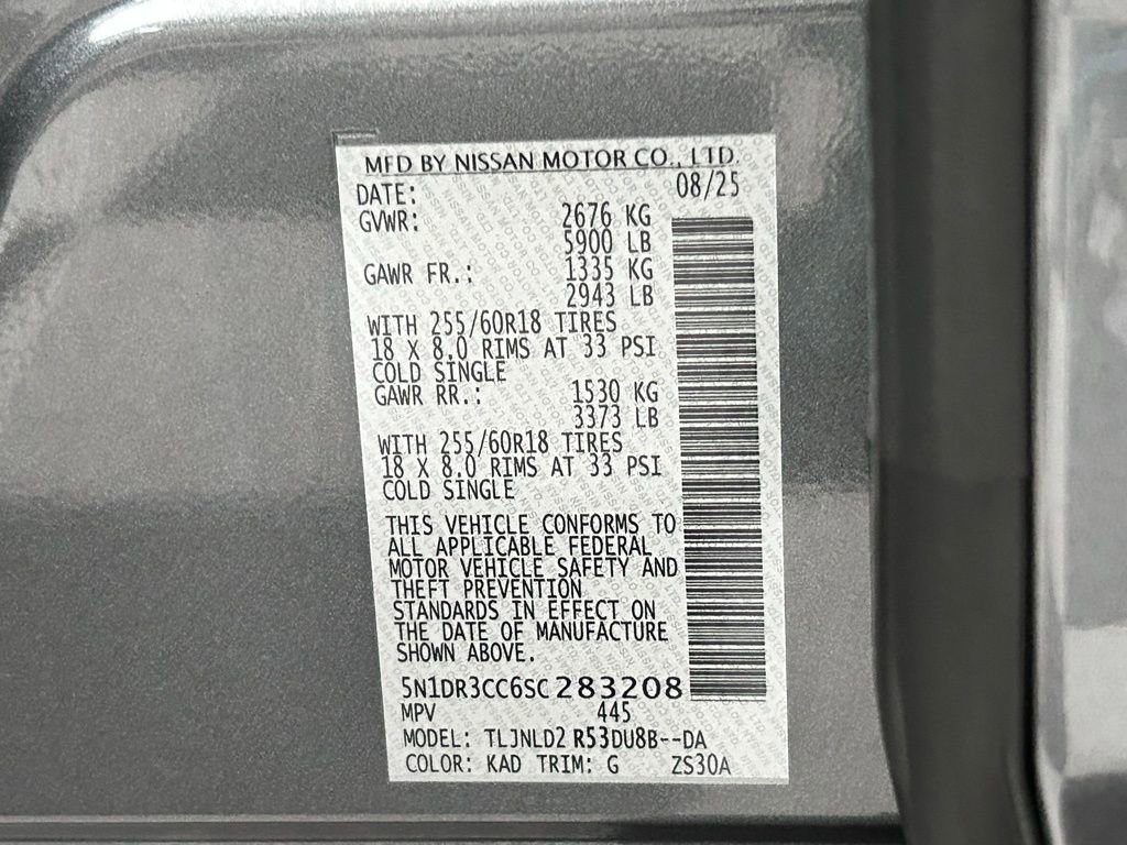 Used 2025 Nissan Pathfinder SL w/ Black Appearance Package image 25