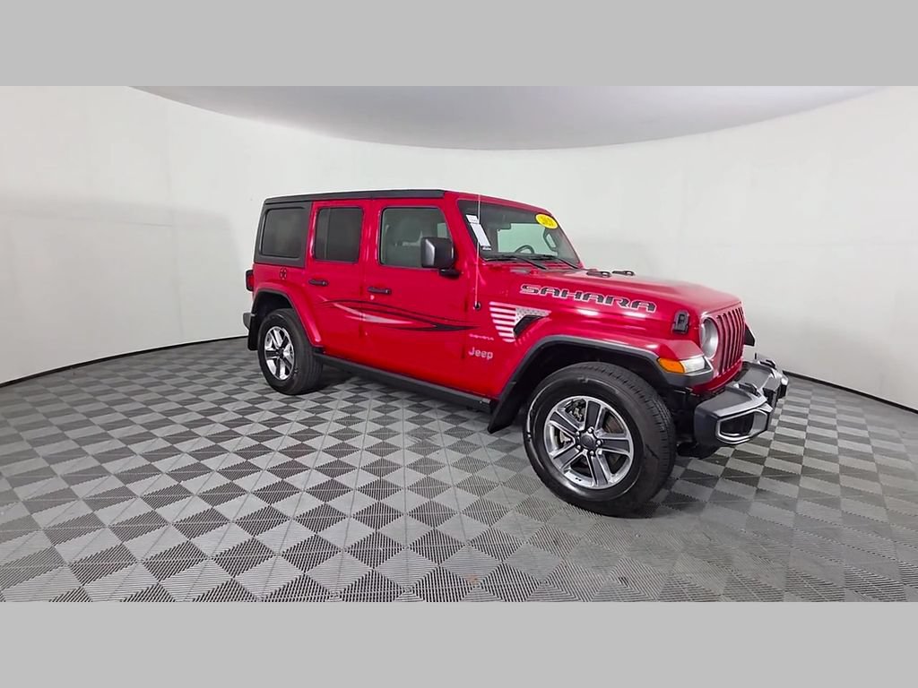Used 2021 Jeep Wrangler Unlimited Sahara AWD/4WD image 53