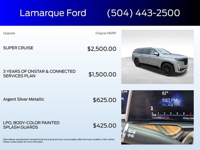 Used 2023 Cadillac Escalade ESV Sport Platinum image 2