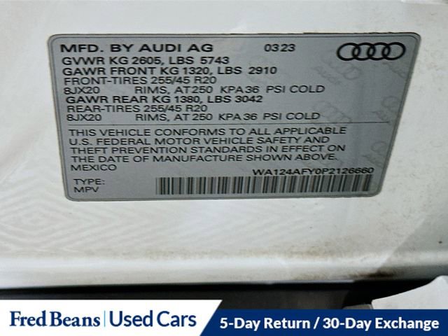 Used 2023 Audi SQ5 Premium Plus w/ Premium Plus Package AWD/4WD image 35