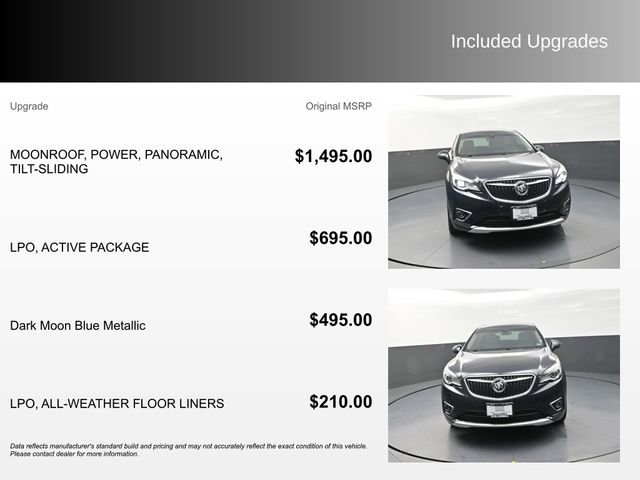 Used 2020 Buick Envision Premium w/ LPO, Active Package image 4