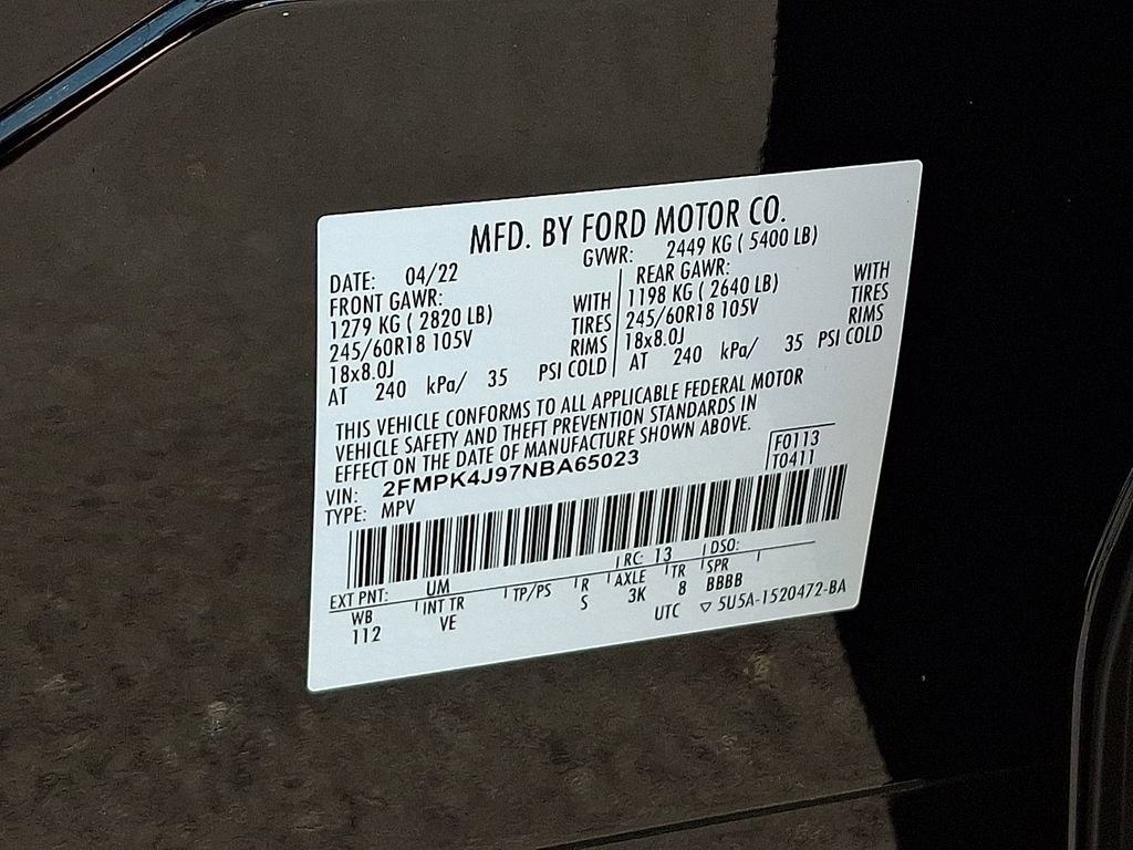 Used 2022 Ford Edge SEL w/ Convenience Package AWD/4WD image 31