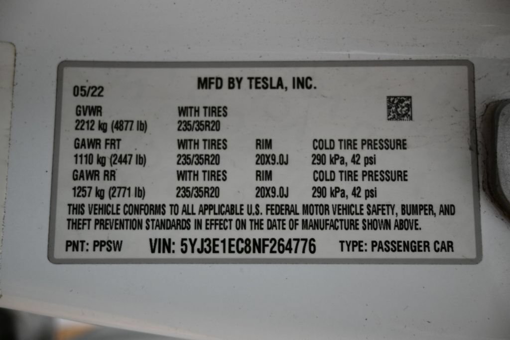 Used 2022 Tesla Model 3 Performance AWD/4WD image 42