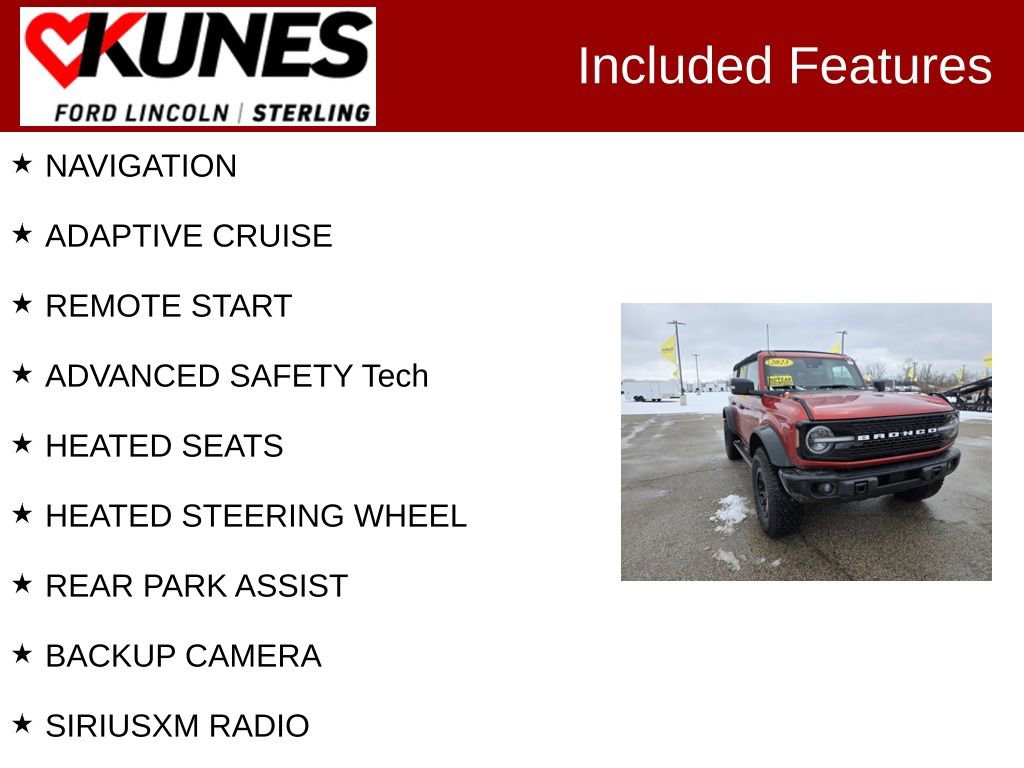 Used 2023 Ford Bronco Wildtrak AWD/4WD image 2