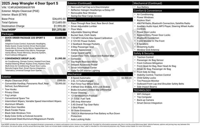 Used 2025 Jeep Wrangler Sport S image 5