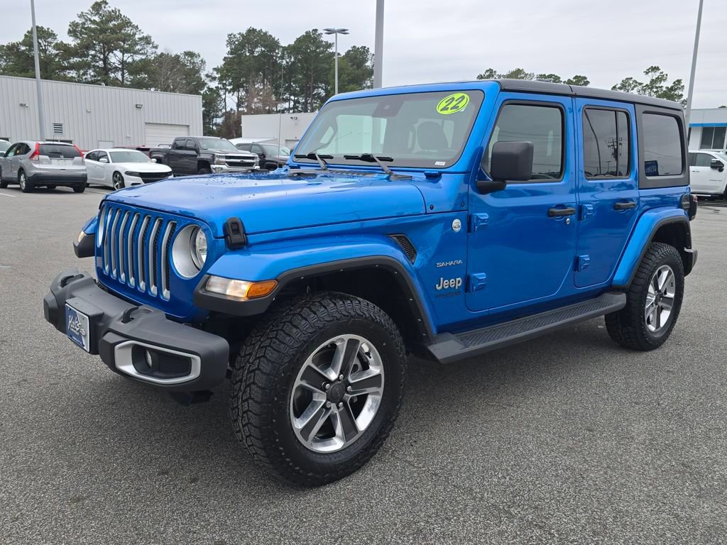 Used 2022 Jeep Wrangler Unlimited Sahara w/ Safety Group image 1