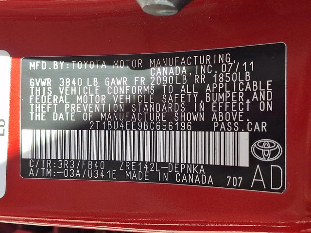 Used 2011 Toyota Corolla LE image 25