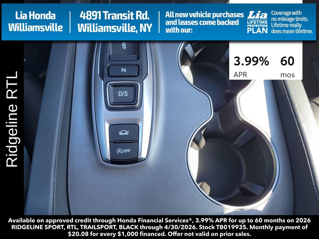 New 2026 Honda Ridgeline RTL image 26