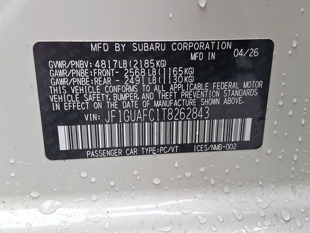 New 2026 Subaru Impreza 2.0i Sport AWD/4WD image 18