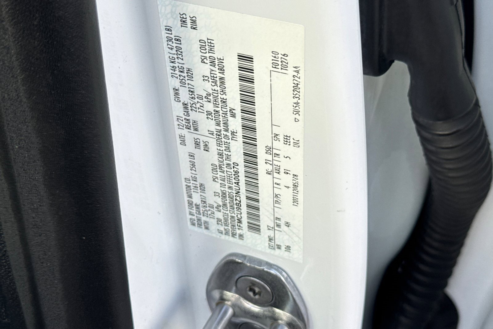 Certified 2022 Ford Escape SE w/ Convenience Package image 28