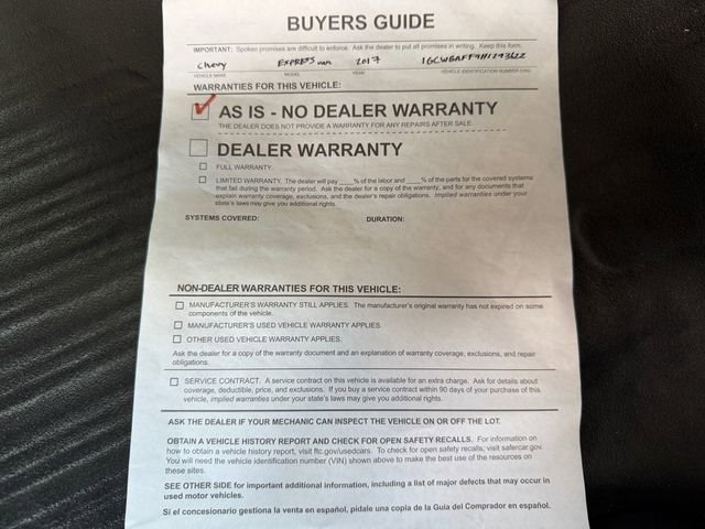 Used 2017 Chevrolet Express 2500 RWD image 41