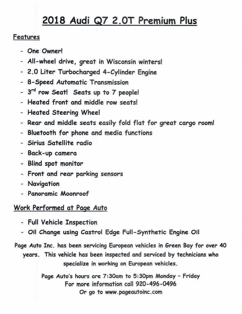 Used 2018 Audi Q7 2.0T Premium Plus image 24