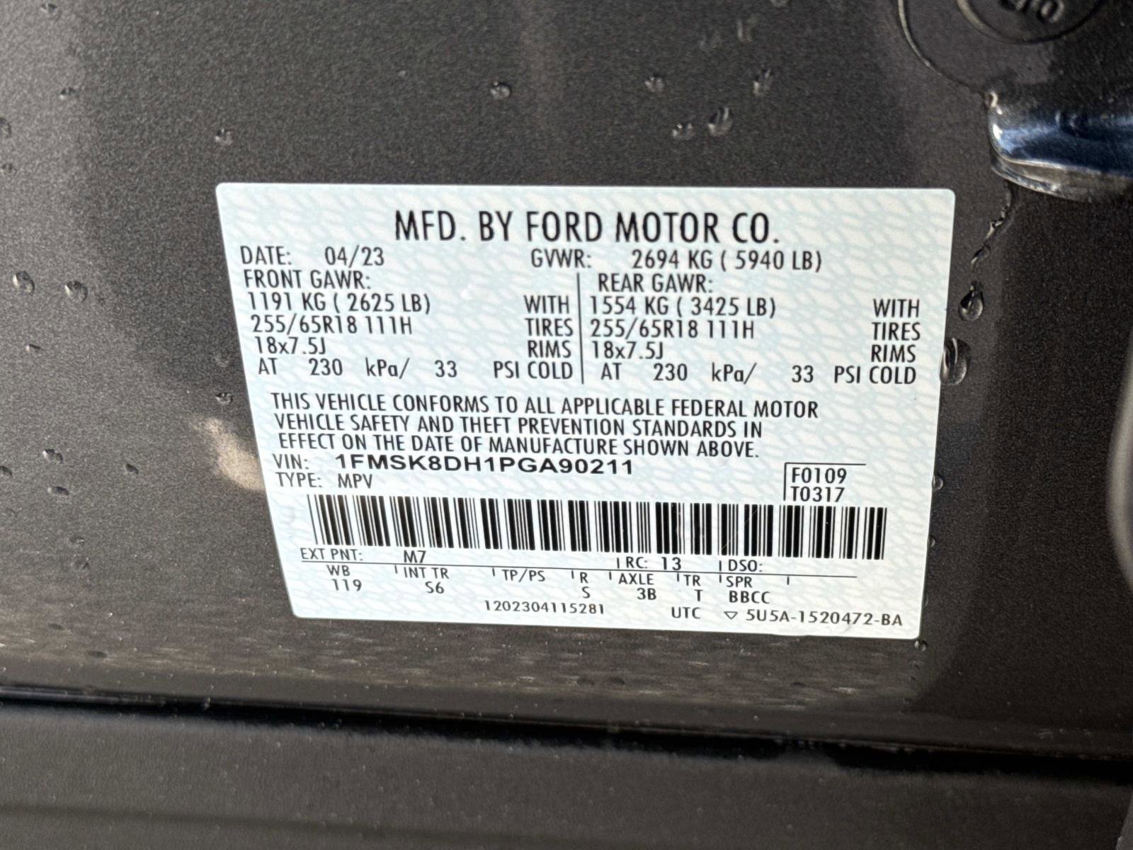 Used 2023 Ford Explorer XLT w/ Equipment Group 202A image 30