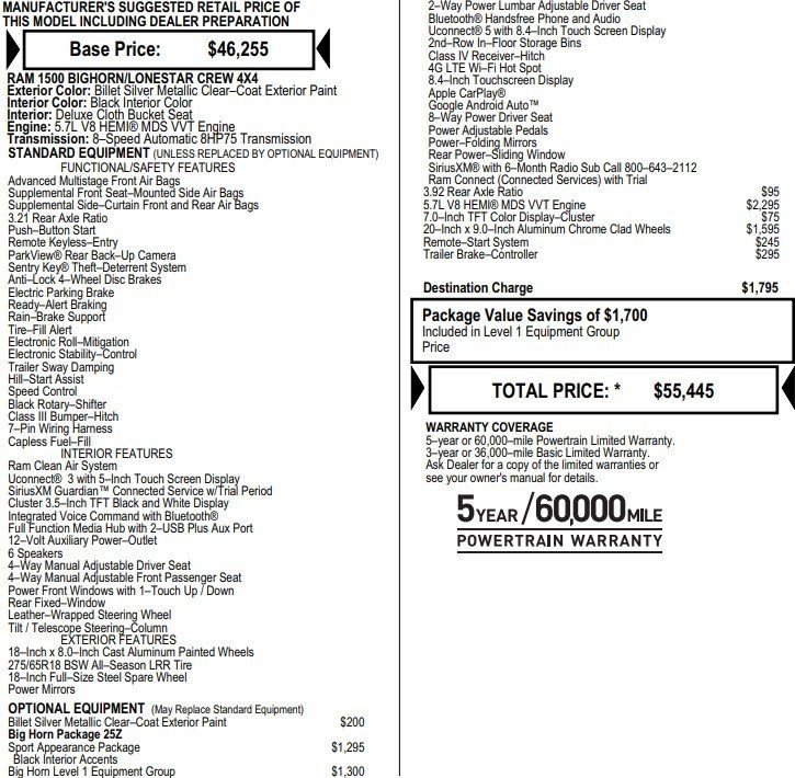 Used 2022 RAM 1500 Big Horn image 2