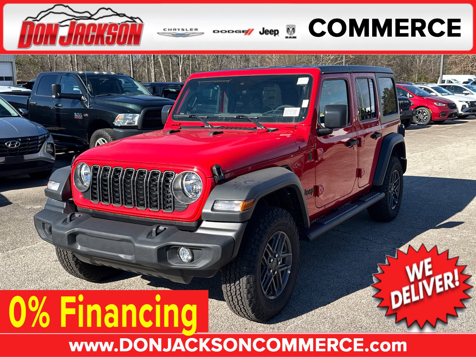 New 2025 Jeep Wrangler Sport S