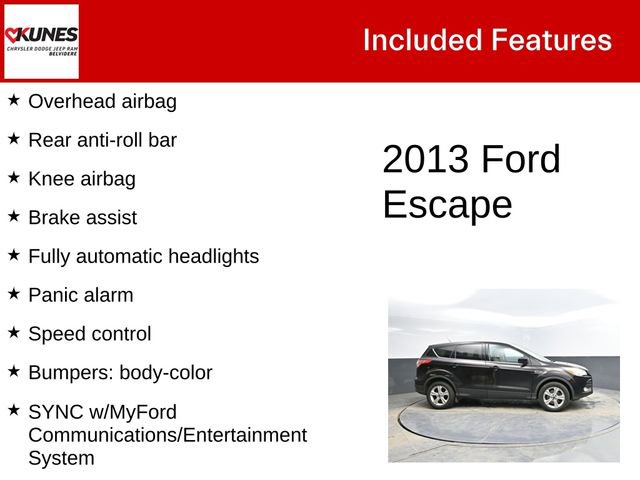 Used 2013 Ford Escape SE w/ Class II Trailer Tow Pkg image 3