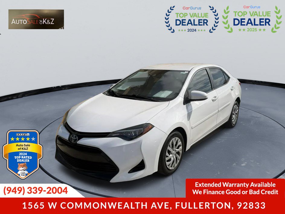 Used 2017 Toyota Corolla LE w/ Carpet Mat Package (TMS)