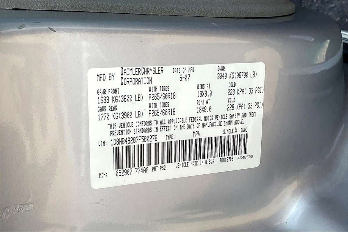 Used 2007 Dodge Durango SLT AWD/4WD image 17