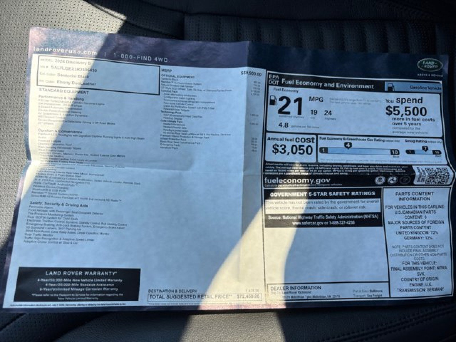 Certified 2024 Land Rover Discovery S image 25