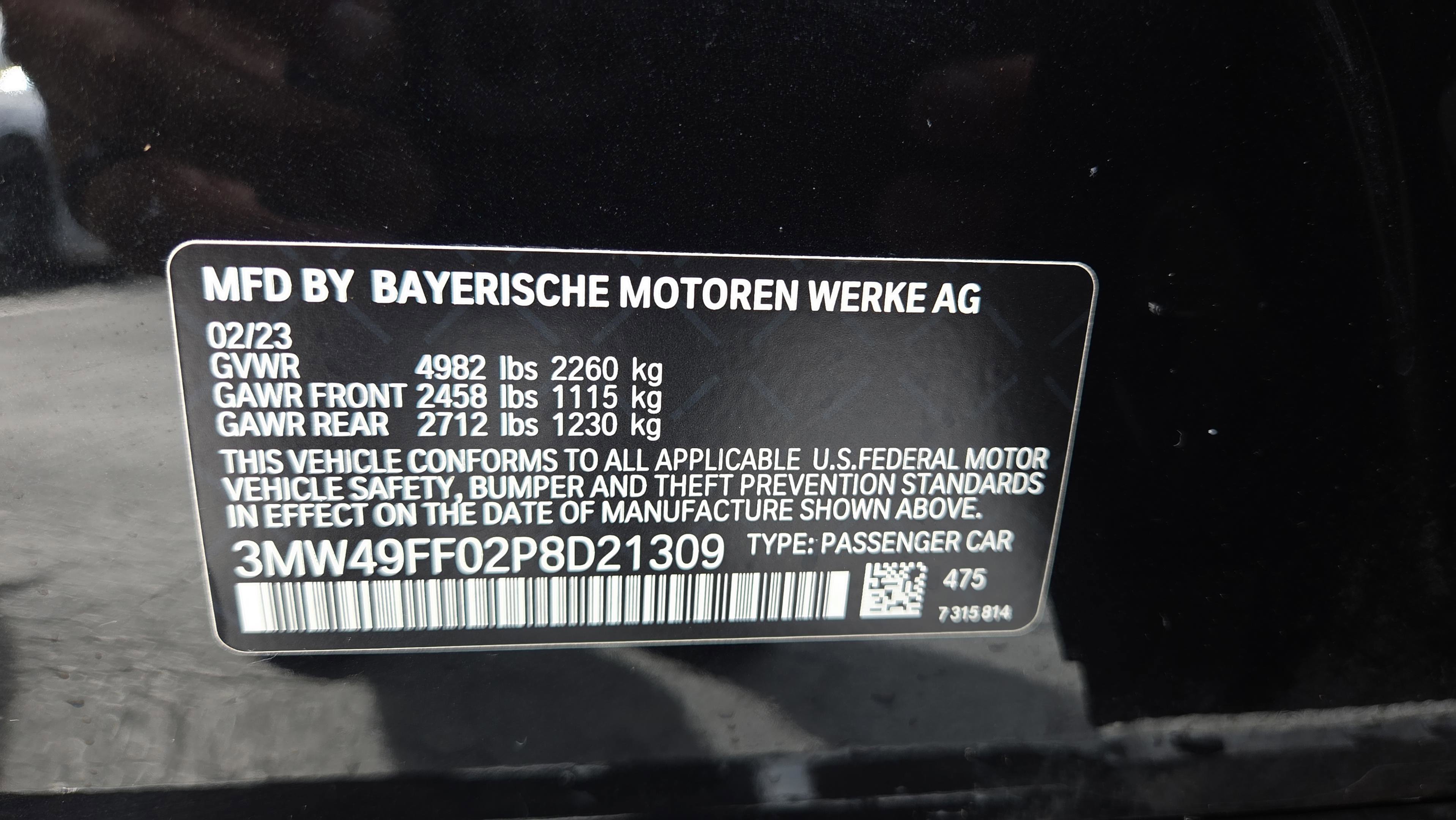 Certified 2023 BMW M340i xDrive w/ Premium Package AWD/4WD image 25