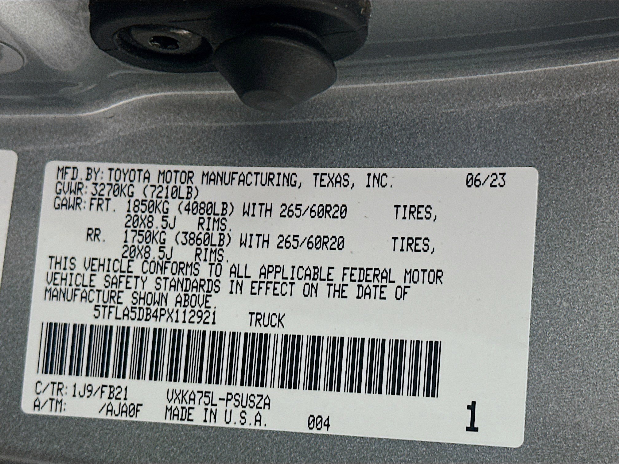 Used 2023 Toyota Tundra SR5 w/ SR5 Convenience Package AWD/4WD image 12