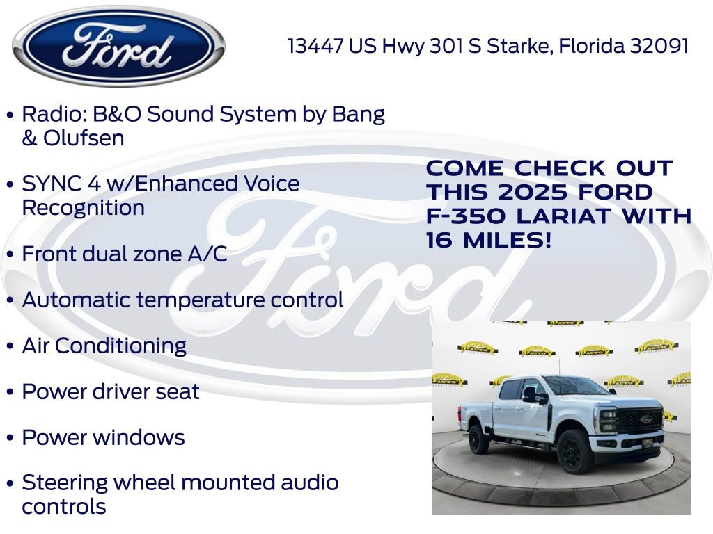 New 2025 Ford F350 Lariat w/ Black Appearance Package image 26