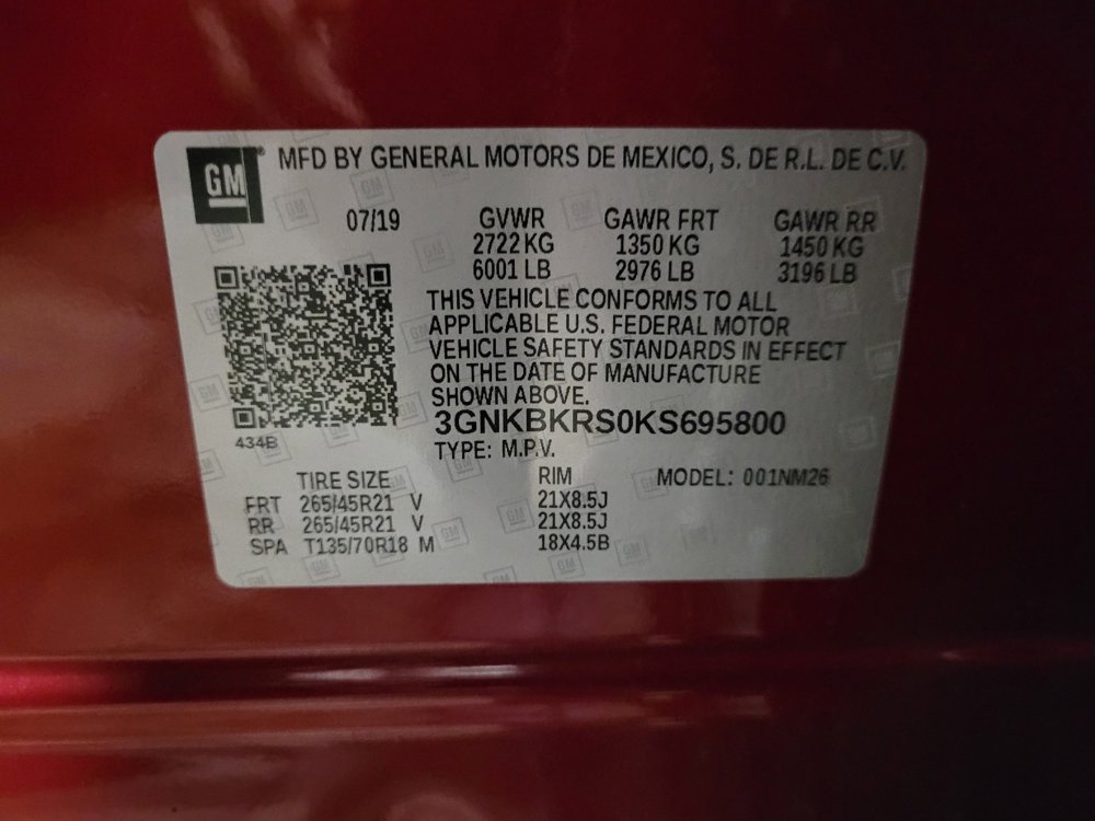 Used 2019 Chevrolet Blazer Premier w/ Sun and Wheels Package image 33