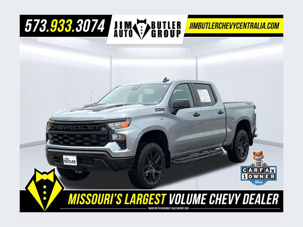 Used 2025 Chevrolet Silverado 1500 Custom Trail Boss w/ Dark Appearance Package