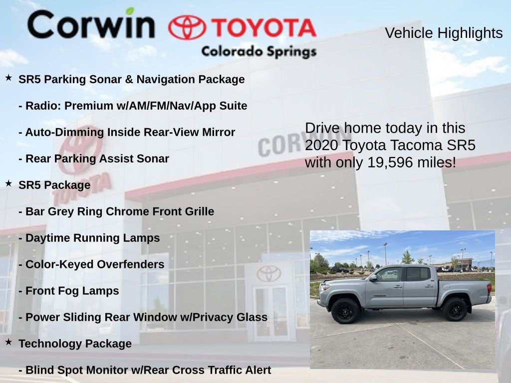 Used 2020 Toyota Tacoma SR5 AWD/4WD image 7