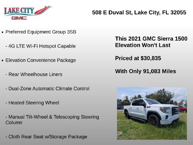 Used 2021 GMC Sierra 1500 Elevation w/ X31 Off-Road Package AWD/4WD image 24
