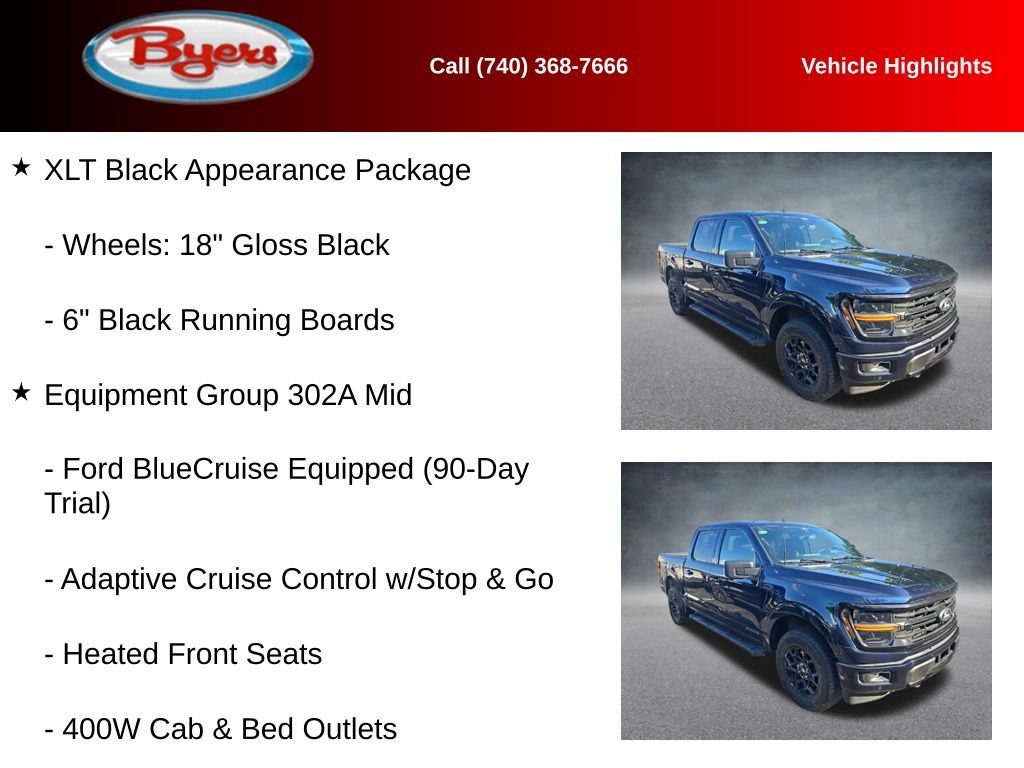 Used 2024 Ford F150 XLT w/ Equipment Group 302A MID AWD/4WD image 11