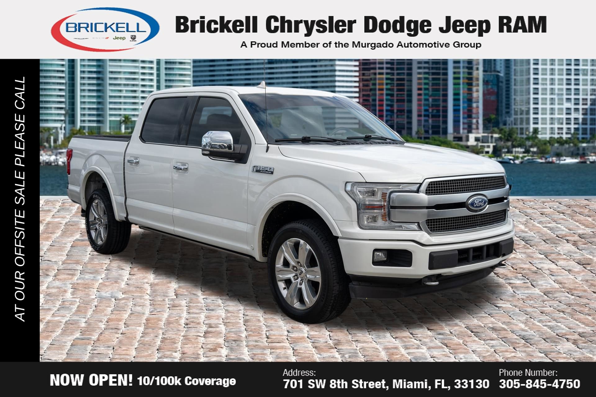 Used 2020 Ford F150 Platinum w/ Equipment Group 701A Luxury image 3