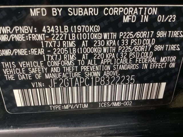 Used 2023 Subaru Crosstrek 2.0i Premium image 12