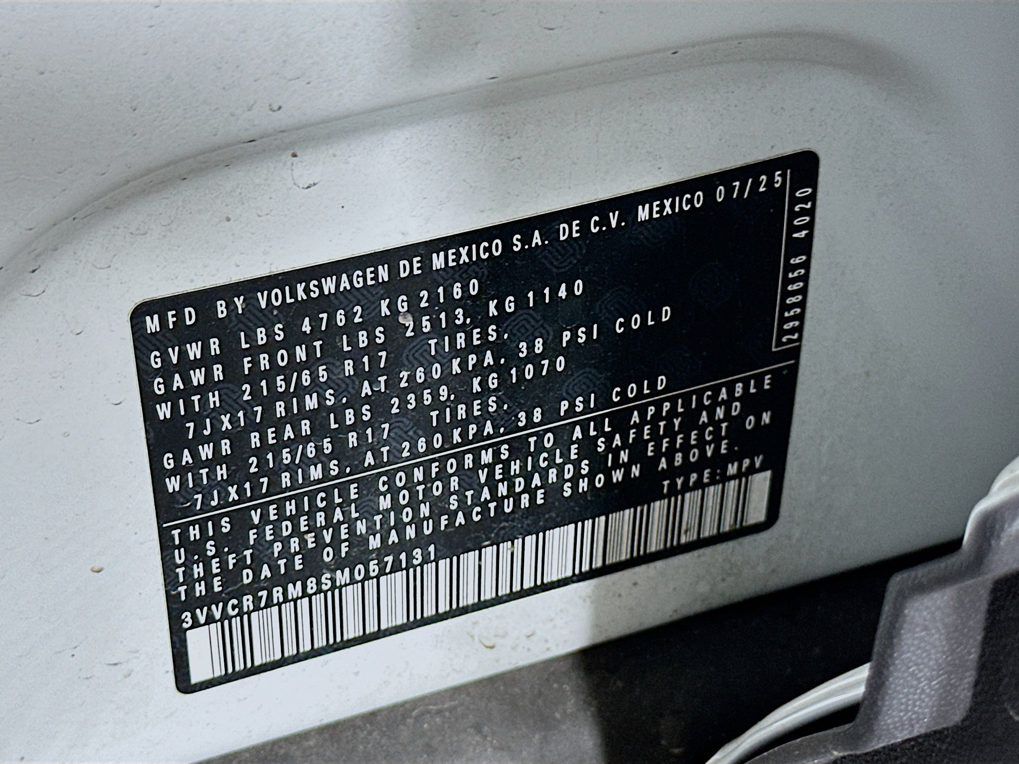 Used 2025 Volkswagen Tiguan S FWD image 12