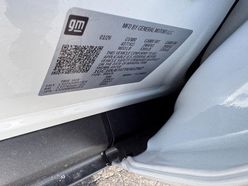 New 2026 Chevrolet Silverado EV W/T w/ LPO, Custom Package image 43