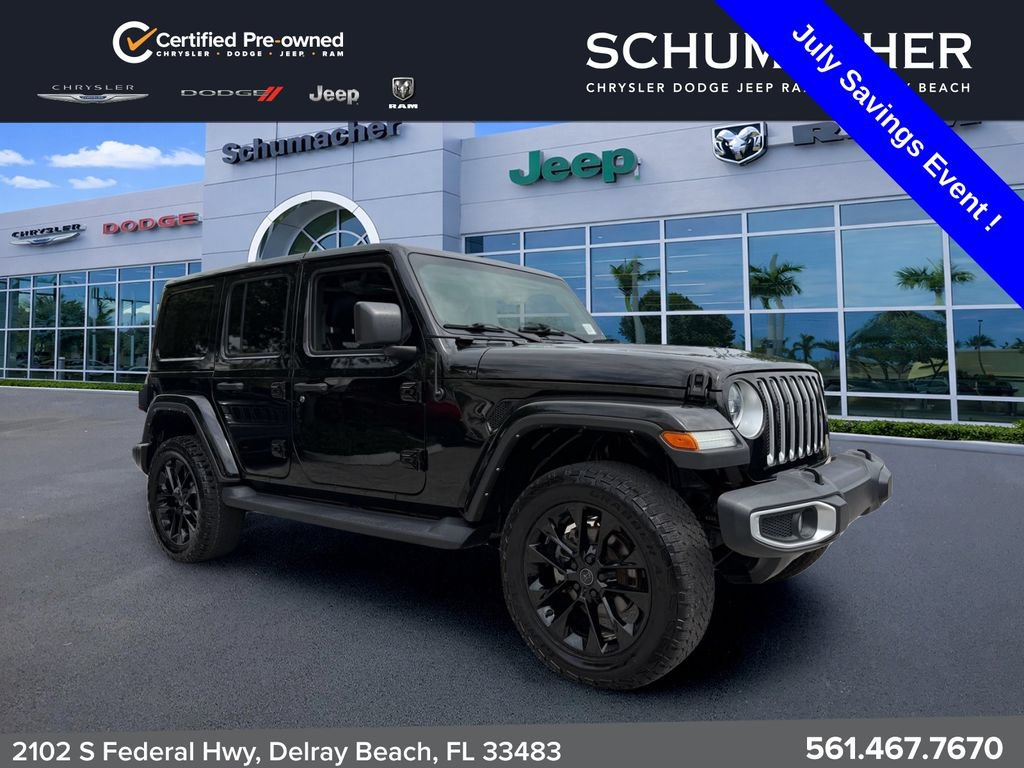 Used 2021 Jeep Wrangler Unlimited Sahara AWD/4WD image 1
