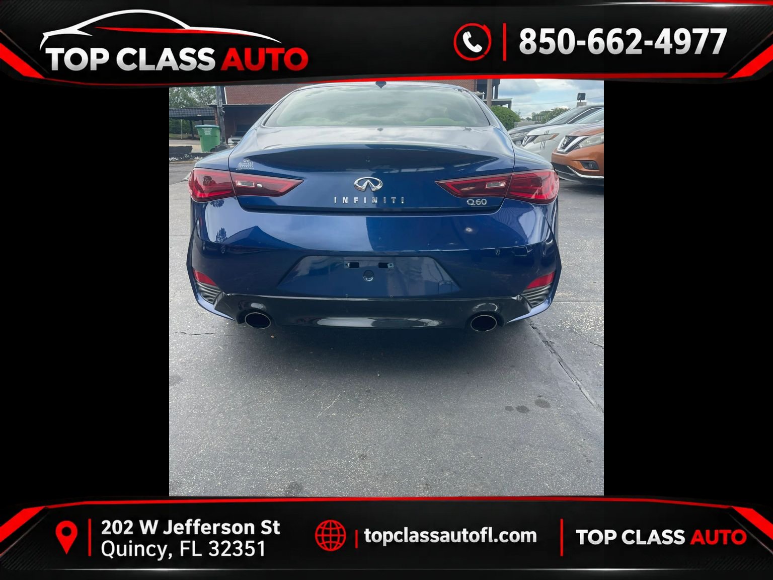 Used 2017 INFINITI Q60 3.0t w/ Premium Plus Package 3.0T RWD image 5