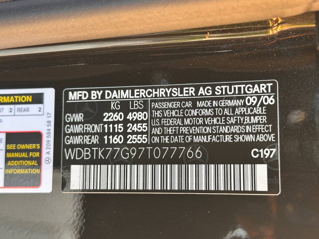Used 2007 Mercedes-Benz CLK 63 AMG Cabriolet image 10